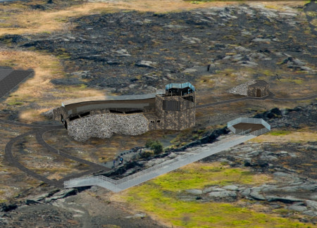 Charred Wooden Shingles and Cross-Laminated Timber Create a Volcanic Visitor Center Experience