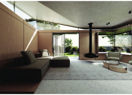 Curvilinear Villas Crafted from Laminated Wood and Cork Integrated with Natural Surroundings  