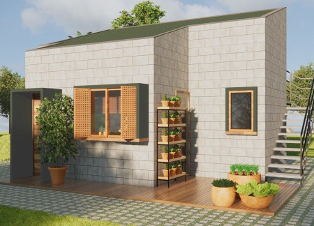 Charred Wood Facade and Cross-Laminated Timber Structure Enhance Community Connectivity