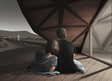 Woven Facades and Hemp Insulation Create Sustainable Lodges in the Desert Landscape