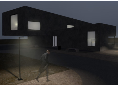 Ceramic Bricks and Fiber-Cement Facade Within a Multifunctional Pavilion in Iceland