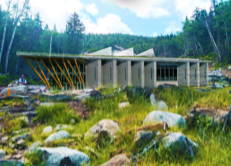 Biophilic Design With Triangular Cross-Laminated Timber Panels for Versatile Community Spaces