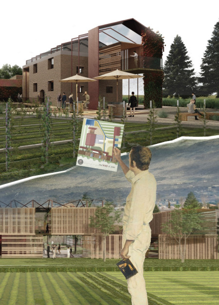 Engaging Winery Experience Through Multifunctional Inner Courtyard  