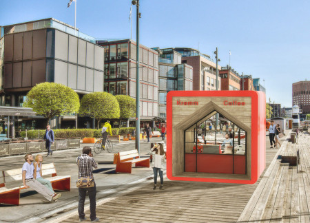 Moelven Thermowood Pavilion With Modular Functionality