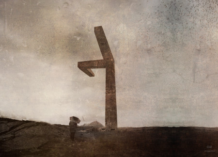 Pendulum-Inspired Observation Point Wrapped in Korten Steel and Local Wood  
