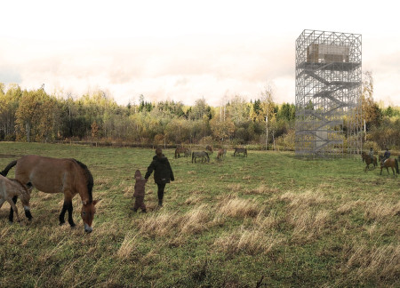 Transparency and Sustainability in Tubular Steel Scaffolding for Community Interaction  