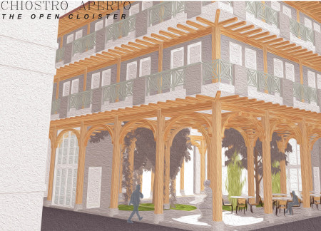 Reclaiming Civic Space Through Cohousing in Historical Piazzas  