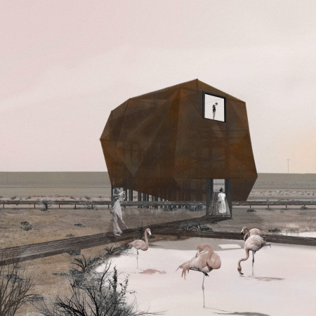 Corten Steel Integration with Boardwalks for Wildlife Observation