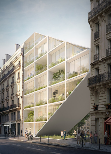 Green Terraces and Steel Modules Redefining Urban Living
