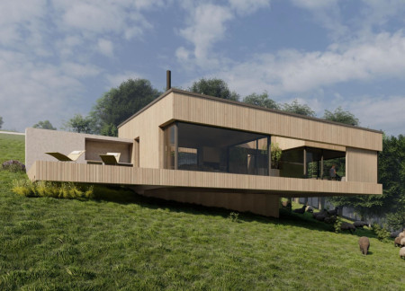 Elevated Living with Reinforced Concrete and Cross Laminated Timber  