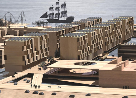 Floating Community Resiliently Crafted with Modular Cross-Laminated Timber Panels  