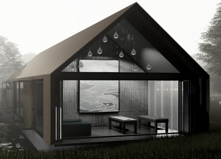 Radiant Heating and Composting Toilets in a Sustainable Spa Retreat  