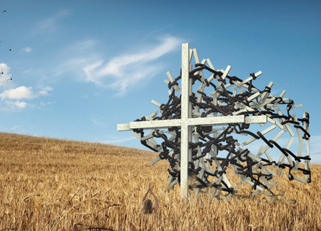 Exploring Historical Trauma Through Black Gallows and Disintegrating Forms