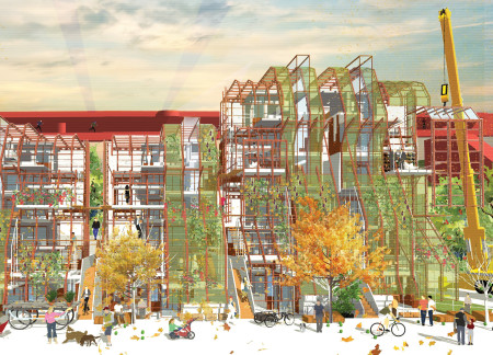 Vertical Greenspaces Supporting Sustainable Living in Urban Communities