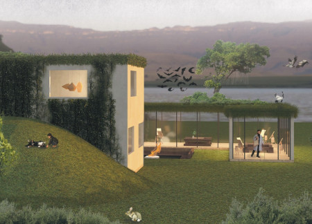 Green Roofed Workshops Merging With Latvian Wooded Landscapes