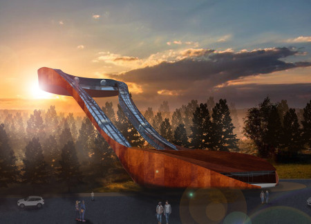 Elevated Panoramas With Organic Loop Transportation  

