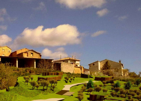 Organic Shapes and Local Materials Shaping Community Spaces in Natural Settings