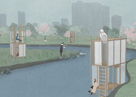 Transparent Spaces and Rice Paper Elevating Tranquility in Vertical Isolation  