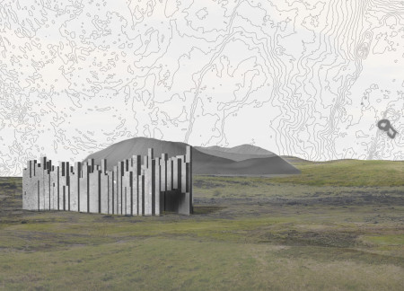 Basalt Columns and Cave-Inspired Design Enhance Community Cinema Experience