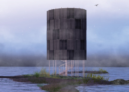 Blackened Surfaces and Wooden Cladding Reflecting Historical Resilience