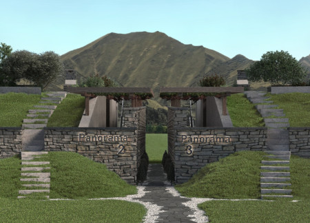 Sunken Backyard Experience with Expansive Views in a Community Guest Home  