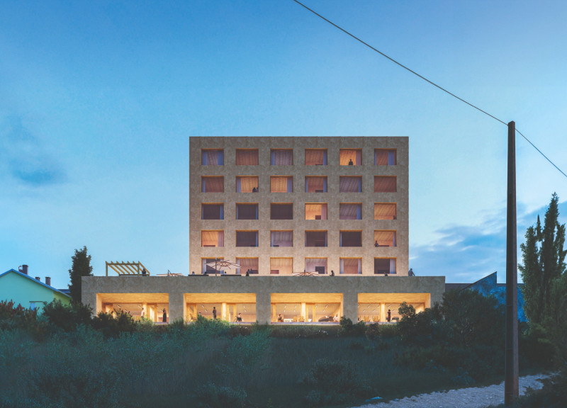 Mud Brick Facade and Communal Gardens Enhance Senior Living Experience in Eco-Friendly Facility