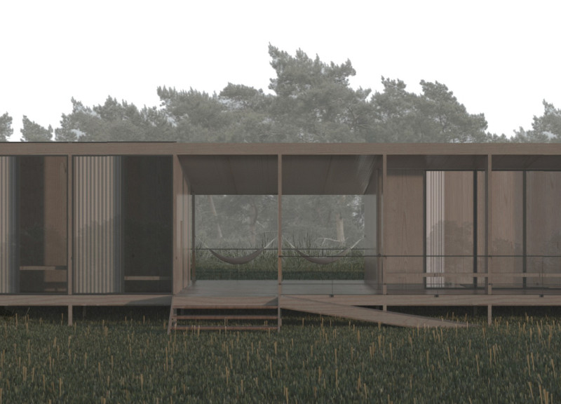 Charred Wooden Shingles and Sustainable Timber Elevate a Mindfulness Retreat in Natural Harmony