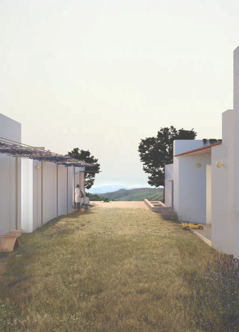 Natural Ventilation and Red Clay Roofs Enhance Comfort In A Serene Retreat  