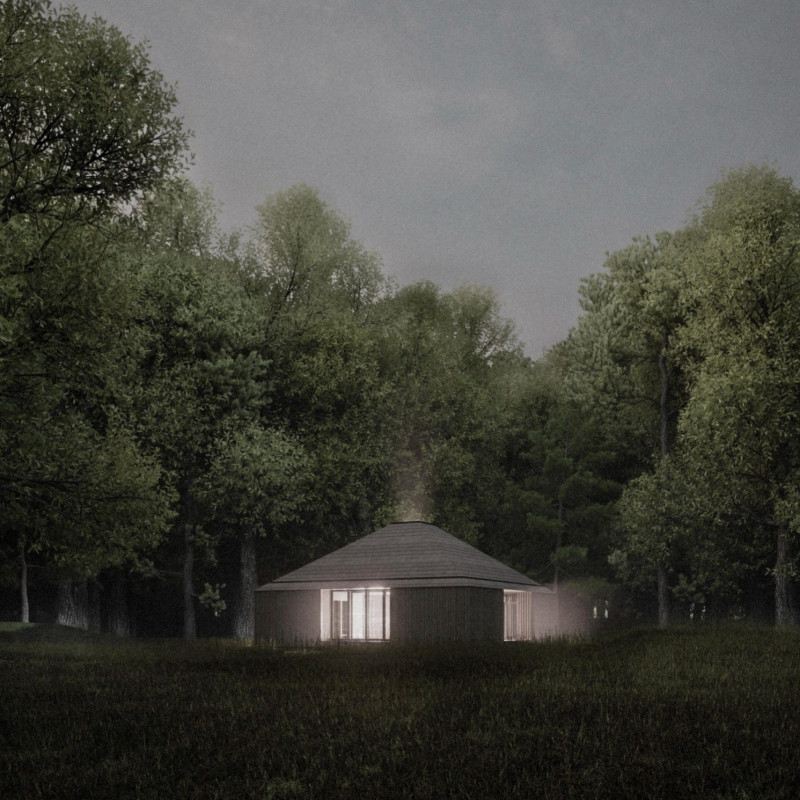 Curved Glass Skylights and Laminated Timber Create Mindful Retreat in the Latvian Landscape