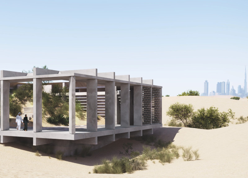 Terracotta Panels and Sand Foundations Optimize Thermal Regulation in Desert Housing