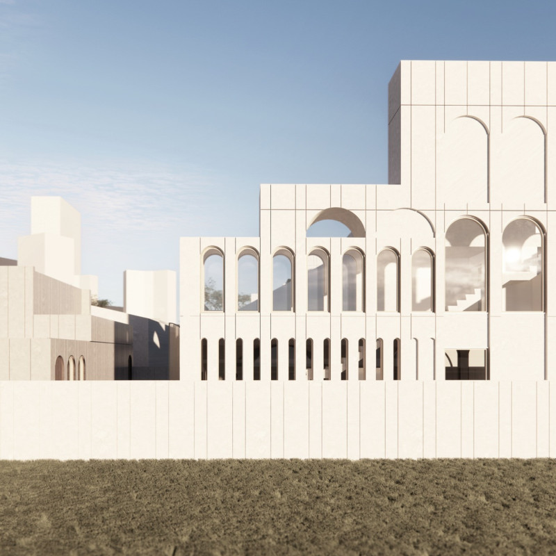 Carbon Fiber Structures Enhanced by Geothermal Systems in a Modular Residential Complex  