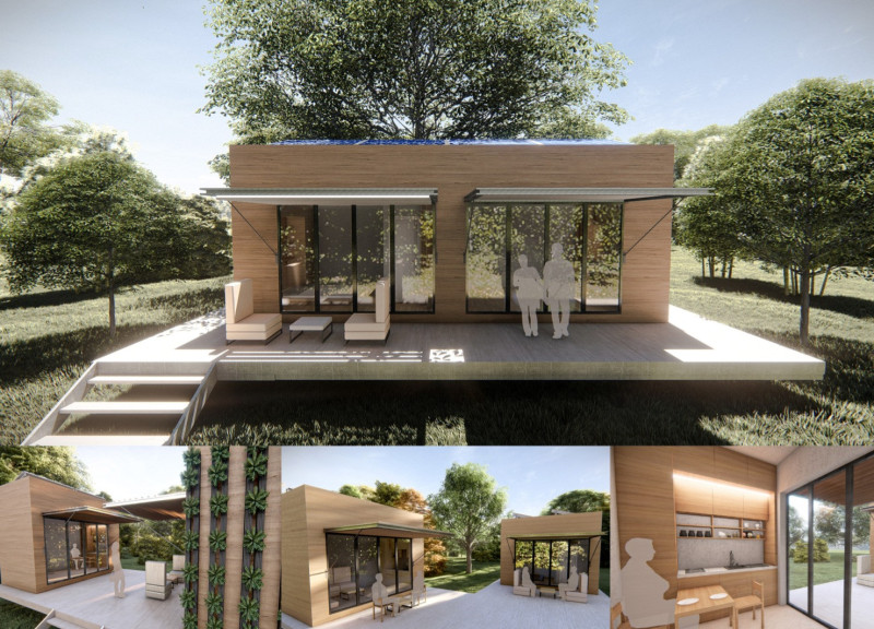 Charred Wooden Shingles and Cross-Laminated Timber Panels Create Versatile Sustainable Housing  