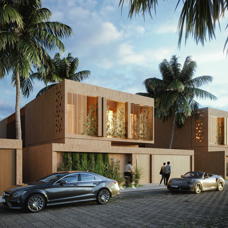 Natural Cooling Through Rammed Earth and Timber Shutters in Sustainable Residential Design