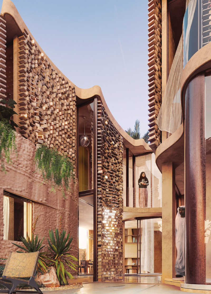 3D Printed Limestone Structures Integrated With Natural Water Channels for Sustainable Community Living