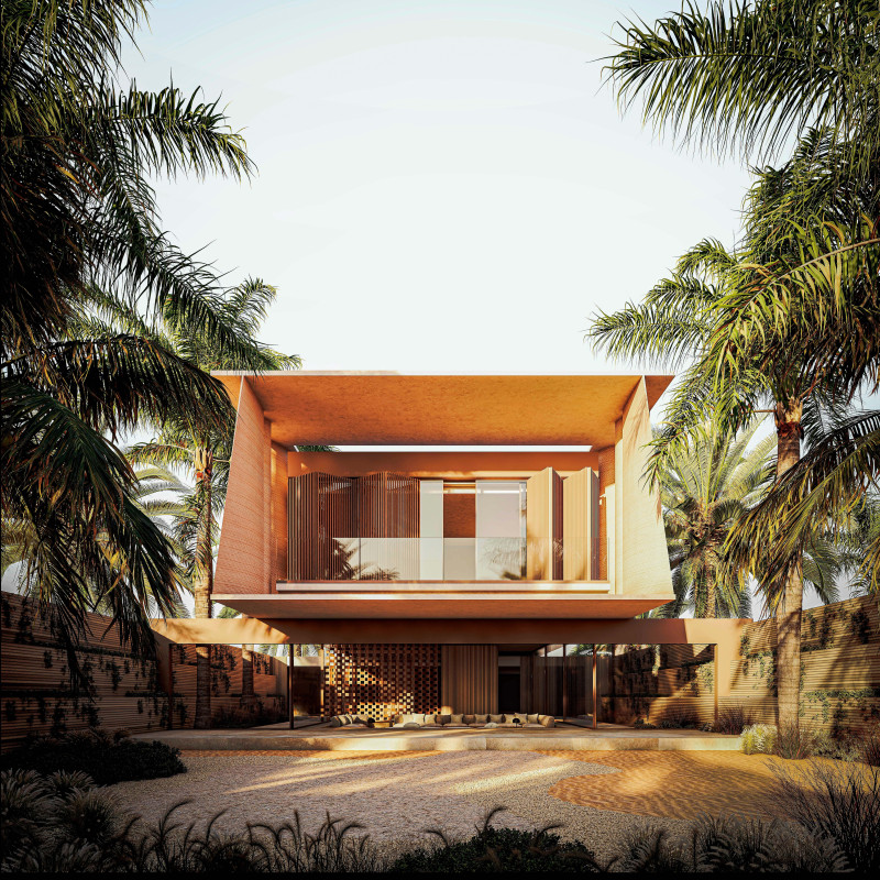 3D-Printed Earth Bricks Create a Floating Structure for Sustainable Living