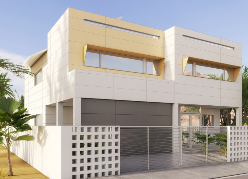 Ventilated Facade With Rockpanel Cladding for Energy Efficient Living  