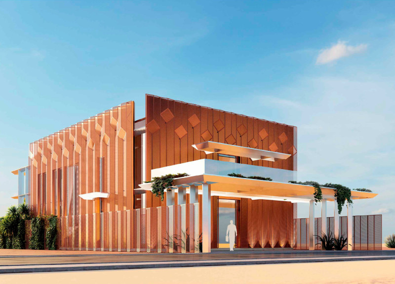 Charred Wooden Shingles and Cross-Laminated Timber Create a Functional Community Hub  
