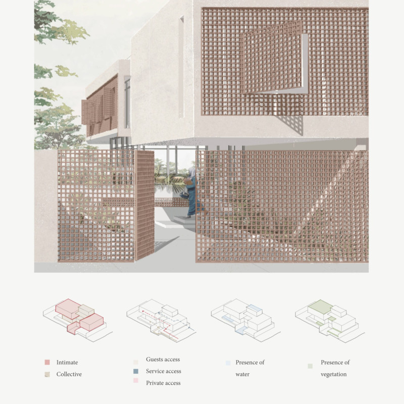 Charred Wooden Shingles and Cross-Laminated Timber Panels Shape a Sustainable Community Space  