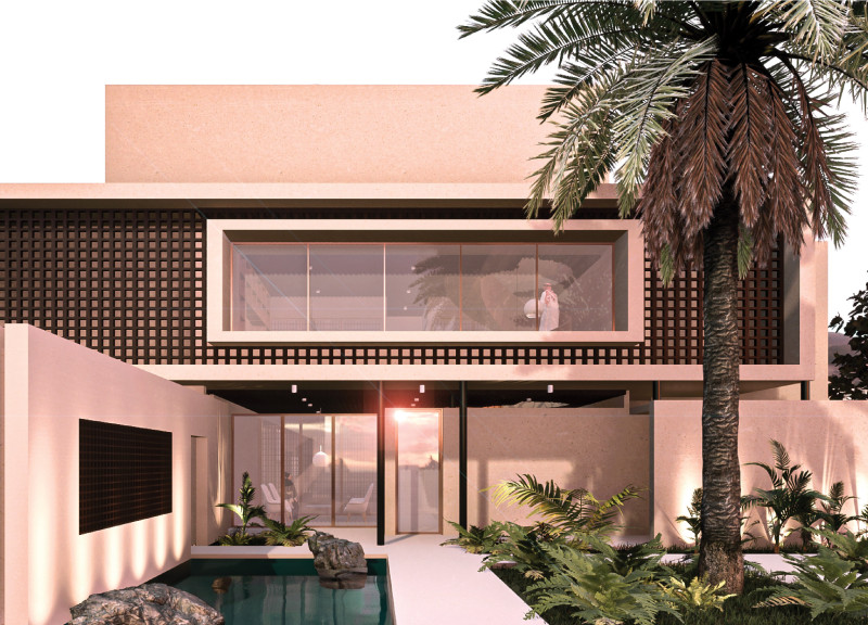 Charred Wooden Shingles and Natural Ventilation in a Cultural Family Residence  