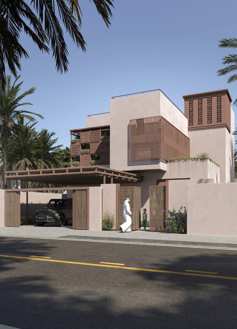 Vertical Gardens and Passive Cooling Techniques in Modular Housing With Local Materials  