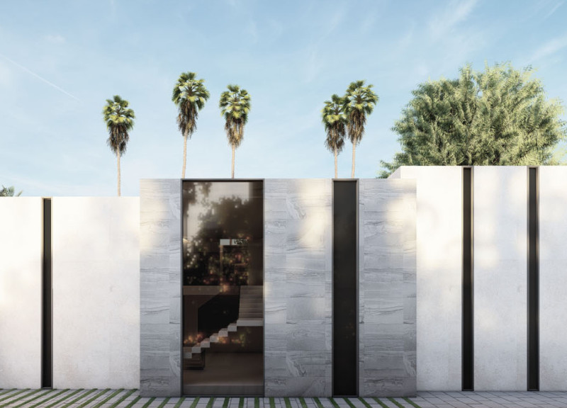 Charred Wooden Shingles and Biophilic Design in a Medium-Large Community Space