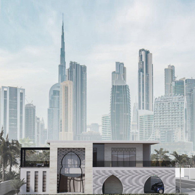 Calacatta Marble Facade and Modular Elements Enhance Family Living in a Sustainable Residence