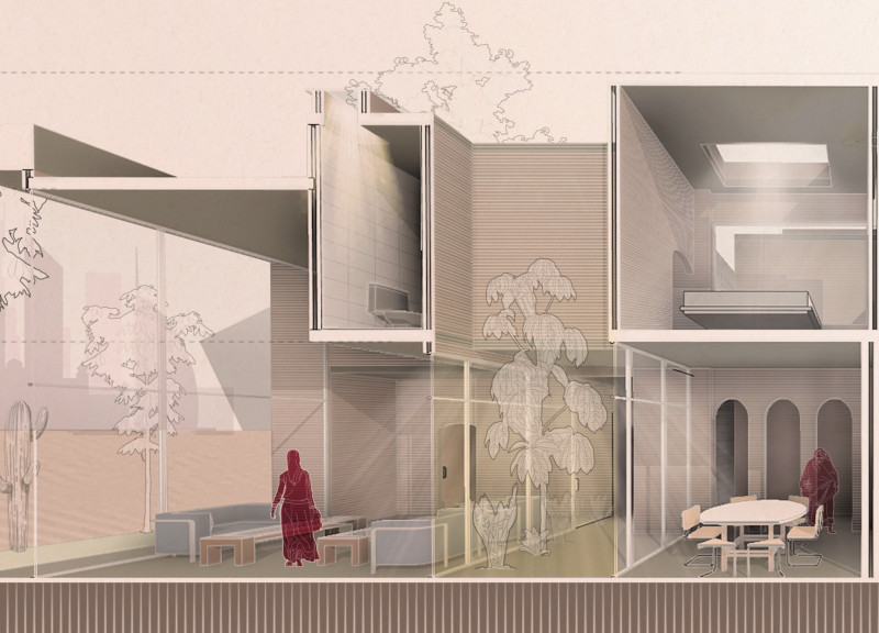 Perforated Concrete Panels and 3D-Printed Elements in Sustainable Family Living