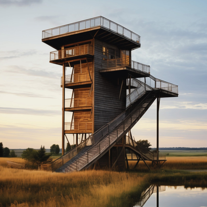 Charred Wooden Shingles and Cross-Laminated Timber Create Harmonious Community Spaces  