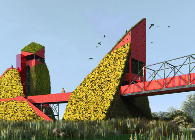 Charred Wooden Shingles and Prefabrication Enhance Urban Community Spaces  