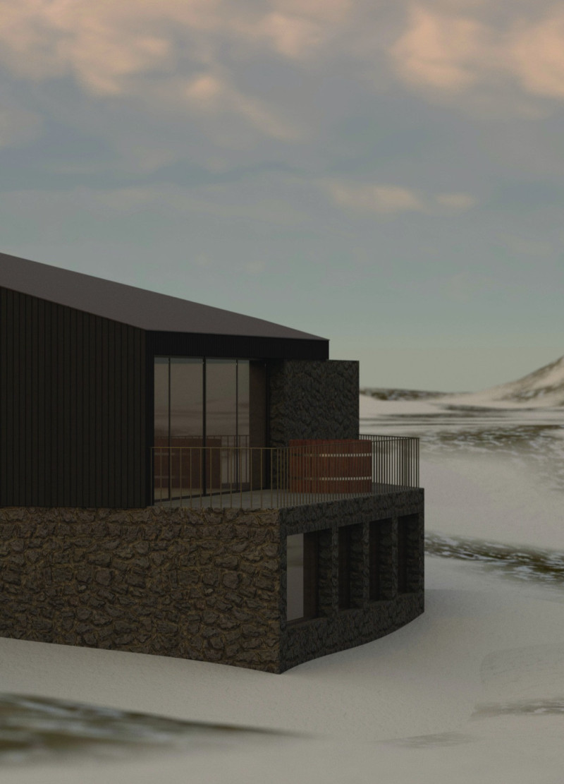 Basalt and Timber Blending with Geothermal Energy in a Contemporary Spa Retreat