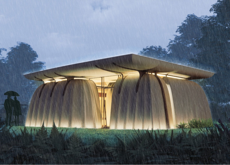 Charred Wooden Shingles and Cross-Laminated Timber Define A Sustainable Community Hub