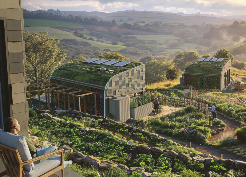 Charred Wooden Shingles and Thermal Glazing in a Versatile Community Hub
