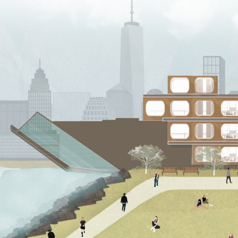 Charred Wooden Shingles and Cross-Laminated Timber Create a Sustainable Community Hub