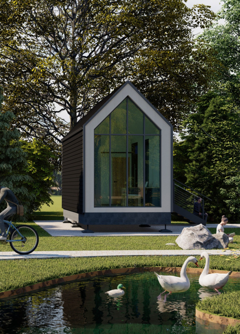 Charred Timber And Hempcrete Form A Compact Solution For Sustainable Living